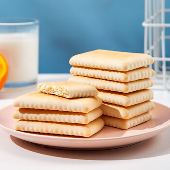 钙奶饼干整箱5斤装老式怀旧80后零食早餐代餐泡水泡牛奶韧性饼干钙奶