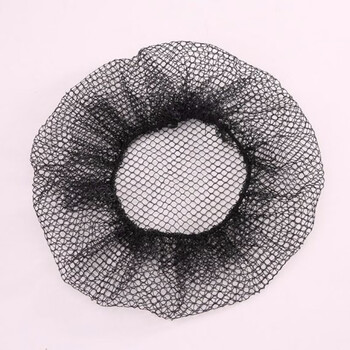 头发网套黑色包头发网大套头网网兜工作大网罩粗线网全头发网 中网格