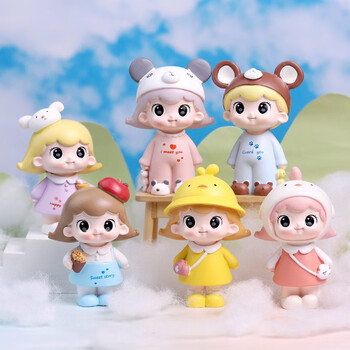 雅马哈(yamaha)漫步时光可爱女孩盲盒玩具礼物公仔儿童潮玩摆件送朋友