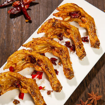 田螺姑娘炸鸭爪 调料网红炸鸭掌广西特产炸鸭脚调料酱汁家用家庭装78g