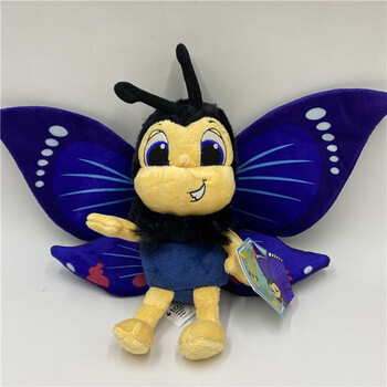 尾单 可爱精灵蝴蝶毛绒玩具布艺娃娃公仔儿童礼物礼品玩偶 蝴蝶 坐姿