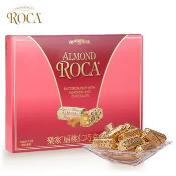 【乐家杏仁糖】乐家（AlmondRoca）扁桃仁巧克力味糖果杏仁喜糖万圣节生日礼物女礼盒125g美国进口【行情 报价 价格 评测】-京东