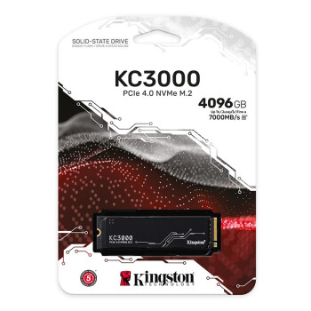 金士顿(Kingston) 4TB SSD固态硬盘 M.2接口(NVMe协议 PCIe 4.0×4) 适用笔记本台式机 KC3000系列