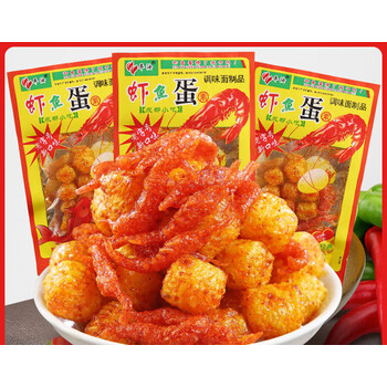谷罐儿虾鱼蛋辣条儿时校园怀旧五毛钱麻辣素食小时候解馋小零食虾扯