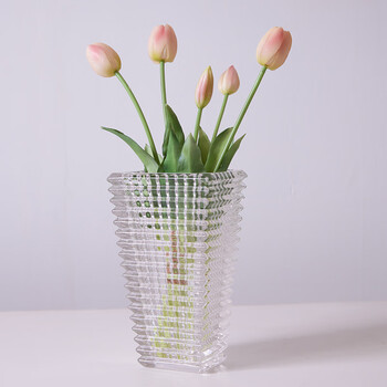 摆设假花野餐花拍摄道具北欧仿生绿植 荷兰裸色郁金香5枝(手感仿真)每