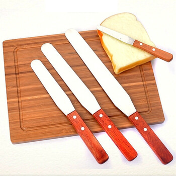 烘焙抹刀面包刀蛋糕奶油抹刀刮刀齿刀刮平刀脱模刀吐司蛋糕锯齿刀6寸