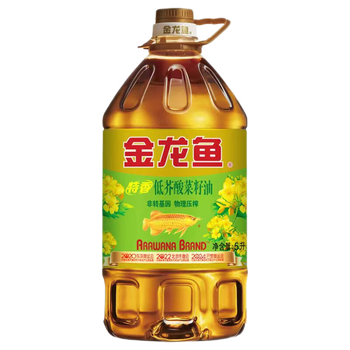 金龙鱼特香低芥酸菜籽油5l(非转压榨)