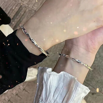 礼物送男女友莫比乌斯环手镯女男情侣一对潮流简约学生手环轻情侣一对