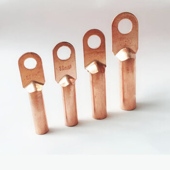 电线线耳线鼻子直通10 16 25 35 50 70 95 120平方铜铜鼻 铜线耳开口