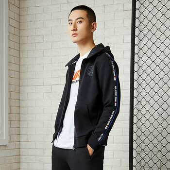 361度夹克卫衣外套连帽开襟男装2022春季新款韩版男士时尚潮流休闲