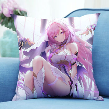 吉斯凡爱莉希雅抱枕 崩坏三靠枕周边方形双面高清可拆洗不褪色来图