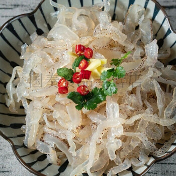 野生海蜇絲非即食海蜇頭海蜇絲爽脆無沙海蜇皮 珊瑚絲(鮮脆爽口 條長