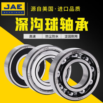 JAE轴承6306 6307 6308 6309 6310 6311-2ZZ 2RS高速防尘防水 6309-2Z（铁盖密封）