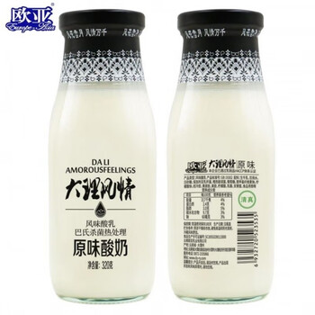 茗仟mingqian大理风情原味酸奶高原巴氏清真常温酸牛奶320g云南特产6