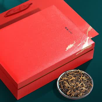 茶叶 红茶 武夷山 蜜香型 金骏眉500克 100小包 礼盒装 金骏眉红茶500