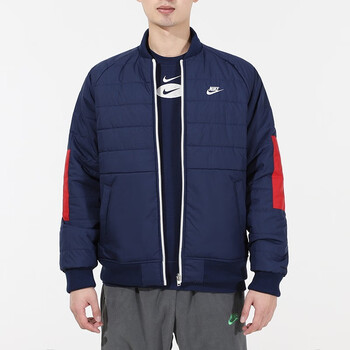 nike耐克男装时尚潮流运动保暖双面穿夹克棉服外套dd6850010dd6850687