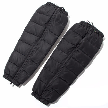 电动车保暖挡风防寒加厚长护腿冬季摩托车护膝sn6015 拉丝黑(拉链款)