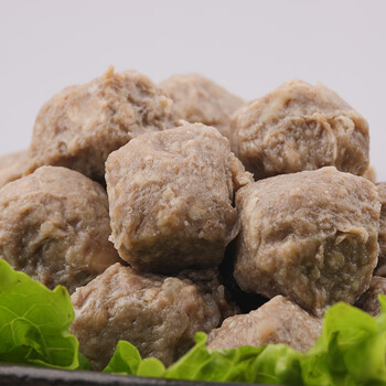 哎吖爪爪客家手打牛肉丸500g福建特产小吃火锅潮州汕头风味手工实心