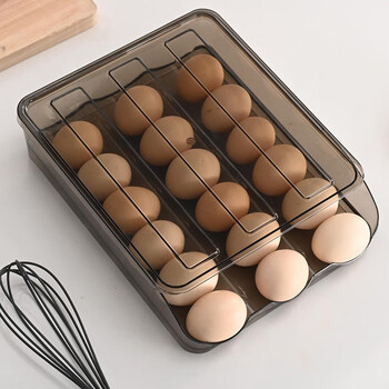 多层抽屉式鸡蛋盒防震鸡蛋架托塑料鸡蛋格子家用放鸡蛋的盒子鸡蛋托盘