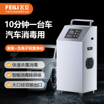 飞立（FEILI） 汽车消毒机商用臭氧发生器4S店保养美容杀菌除甲醛除臭负离子净化杀菌99%