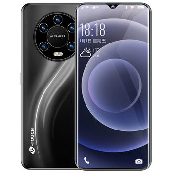 全新天语mt40水滴屏8 256g智能安卓学生价大屏游戏手机 炫酷黑【全新