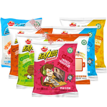 给力餐干脆面干吃面方便面整箱50包网红休闲零食混装整箱50袋
