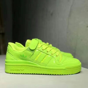 84魔术贴情侣板鞋男女运动休闲鞋官方旗舰 forum84-荧光绿 39