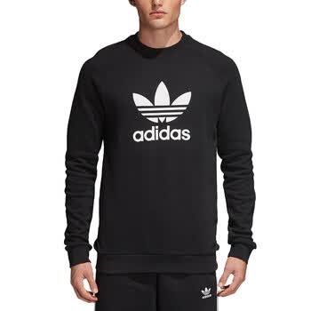 adidas 阿迪达斯 男子 三叶草系列 trefoil crew 运动 套衫 cw1235 a