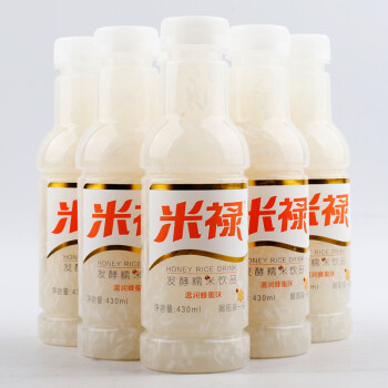米禄发酵糯米饮品蜂蜜米露营养饮料430ml15瓶装米露即饮饮料2件30瓶