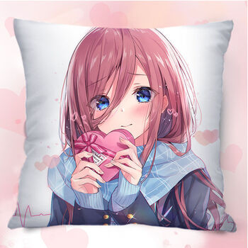 五等分的花嫁新娘三玖抱枕半身动漫靠枕周边二次元来图双面定制113535