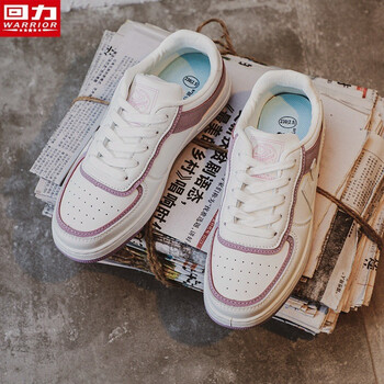 回力板鞋春夏情侣百搭学生透气休闲运动鞋白紫36