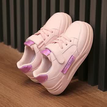 童鞋女童小白鞋幼儿宝宝运动鞋中大码小孩板鞋学生休闲跑步女鞋ds哈皮