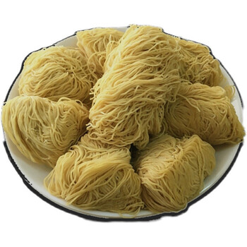 7kg袋装港式鲜鸭蛋湿面广东细蓉云吞碱水面 340g*5袋