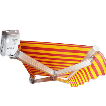 特粗抗风户外遮阳棚折伸缩式阳台折叠防雨篷铝合金庭院商铺遮阳伞特粗