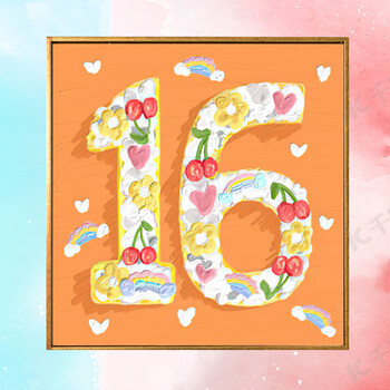 智宙diy数字油画男女朋友闺蜜创意生日礼物手工自己填色装饰定制画