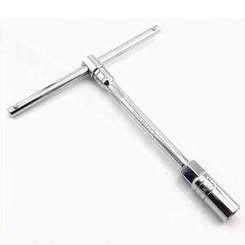 火花塞套筒扳手 汽车火花塞拆装工具 可拆卸加长 1621mm 滑杆 接杆
