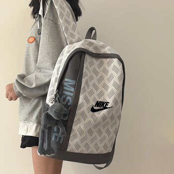 nikenike书包女学生初中大容量轻便旅游背包2023新款运动男双肩包紫色