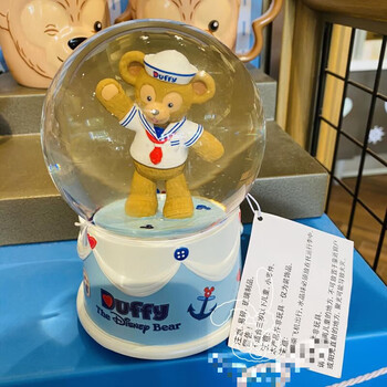 迪士尼(disney)上海国内乐园城堡亮片水晶球纪念品生日礼物