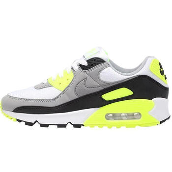 鞋airmax90气垫增高网面男女鞋情侣学生运动跑鞋max90复古荧光绿37