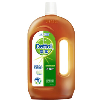 滴露1 滴露 Dettol 消毒液1 2l 家用宠物室内伤口除菌除螨内衣消毒剂衣物消毒液整箱6瓶装 行情报价价格评测 京东