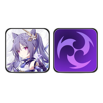 原神周边1w移动电源神之眼风雷草火冰水岩10000毫安迷