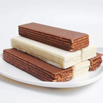 翰鸥斐混装果味威化饼干巧克力威化饼独立小包装2斤1000g巧克力威化