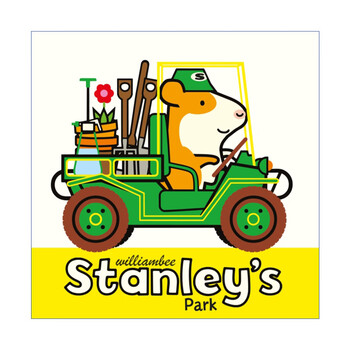 进口原版stanleyspark小仓鼠斯坦利在花园里的一日绘本英文版英语原版