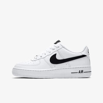 耐克 nike air force 1空军一号女款af1黑白小权志龙低帮休闲板鞋 ct7