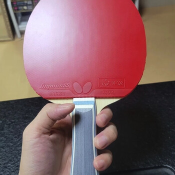 蝴蝶牌(butterfly)蝴蝶牌乒乓球蝴蝶王金标vis成品拍黑色省狂三蓝海