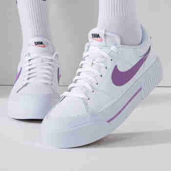 耐克（NIKE）女鞋2023秋季新款COURT LEGACY LIFT运动休闲低帮厚底小白鞋板鞋 DM7590-103 36