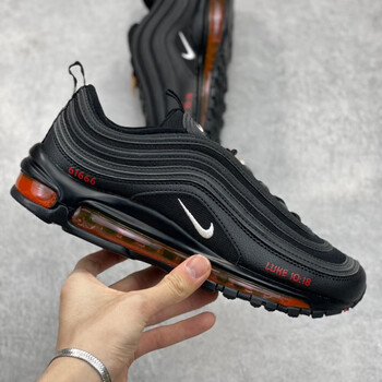 max 97撒旦联名全掌气垫复古休闲运动鞋  官方nike max 97  36