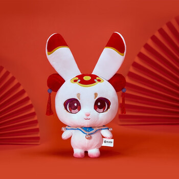 游戏印象《梦幻西游》手游超级神兔毛绒公仔 中号