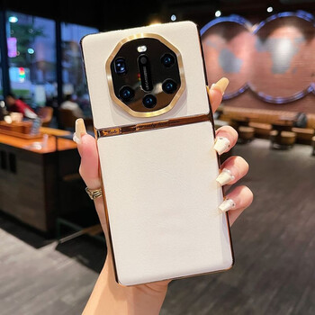 适用华为mate40rs保时捷手机壳限量版真皮新款50rs保护套镜头全包防摔