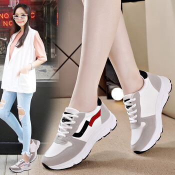 安錔休闲鞋女春秋新款女鞋时尚百搭休闲运动鞋女生学生旅游健步跑步鞋